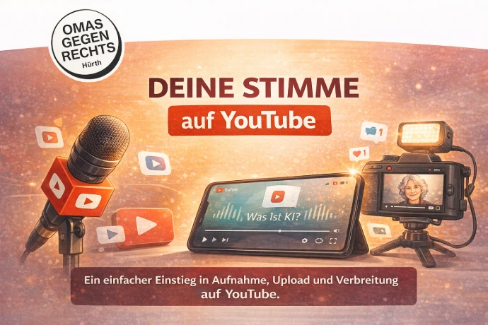 Deine Stimme auf YouTube